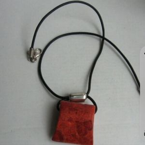 Silpada | Coral Pendant Necklace